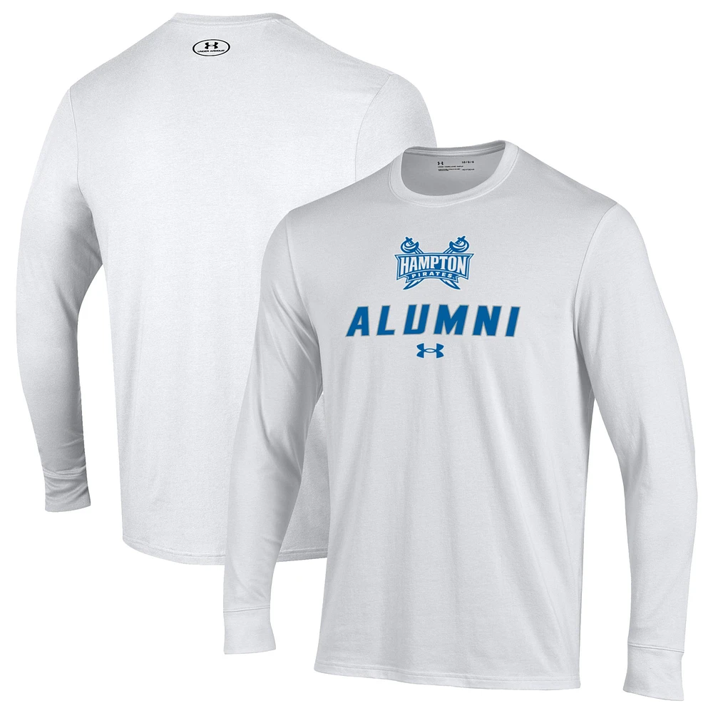 Men's Under Armour Hampton Pirates Alumni Performance Long Sleeve T-Shirt