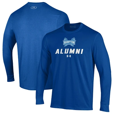 Men's Under Armour Hampton Pirates Alumni Performance Long Sleeve T-Shirt