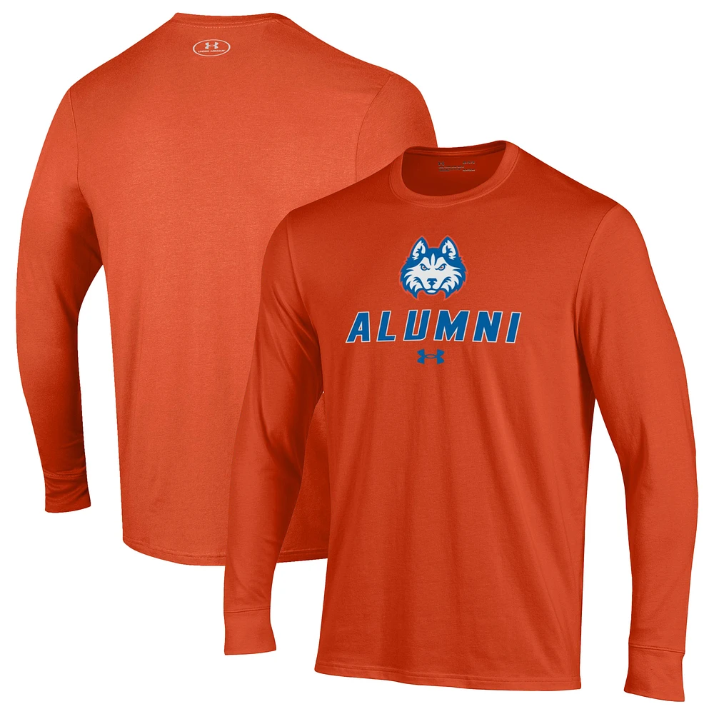 Men's Under Armour Houston Christian Huskies Alumni Performance Long Sleeve T-Shirt