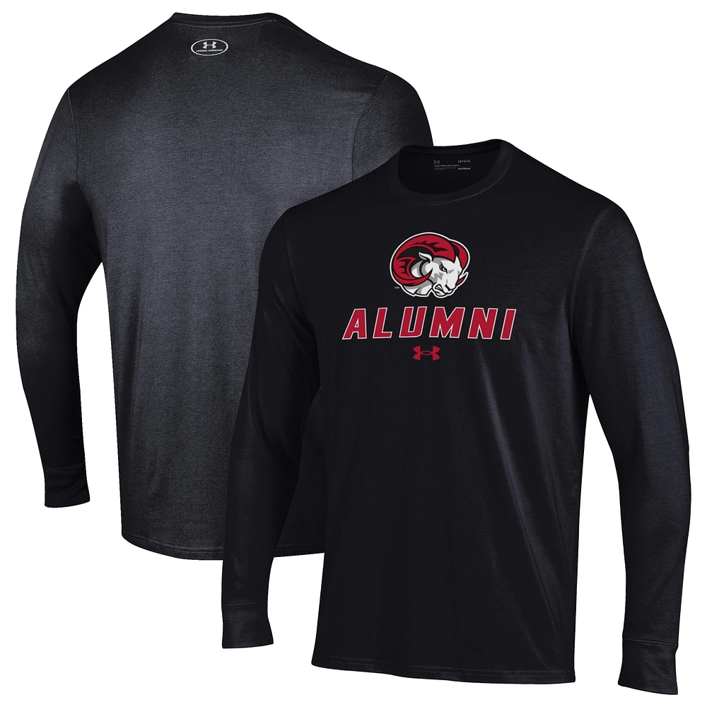 Men's Under Armour Winston-Salem State Rams Alumni Performance Long Sleeve T-Shirt