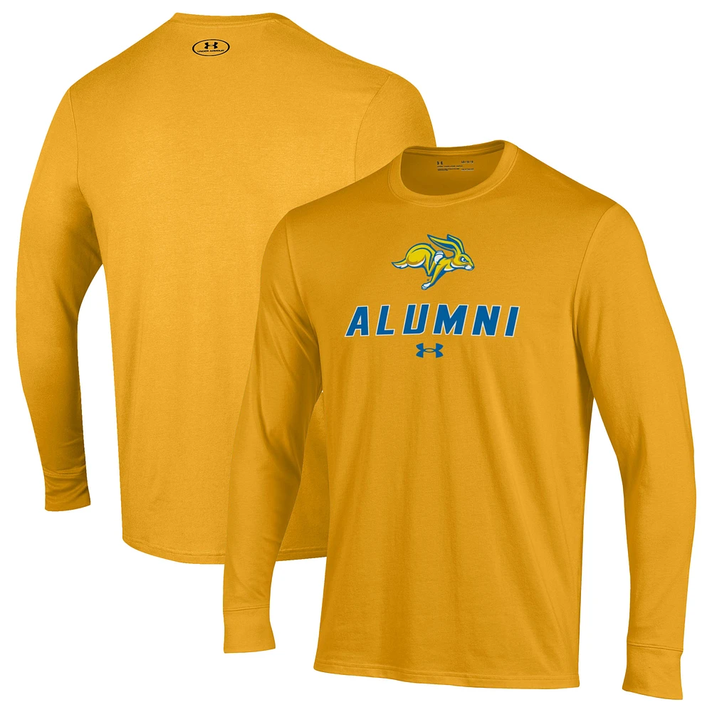 Men's Under Armour South Dakota State Jackrabbits Alumni Performance Long Sleeve T-Shirt