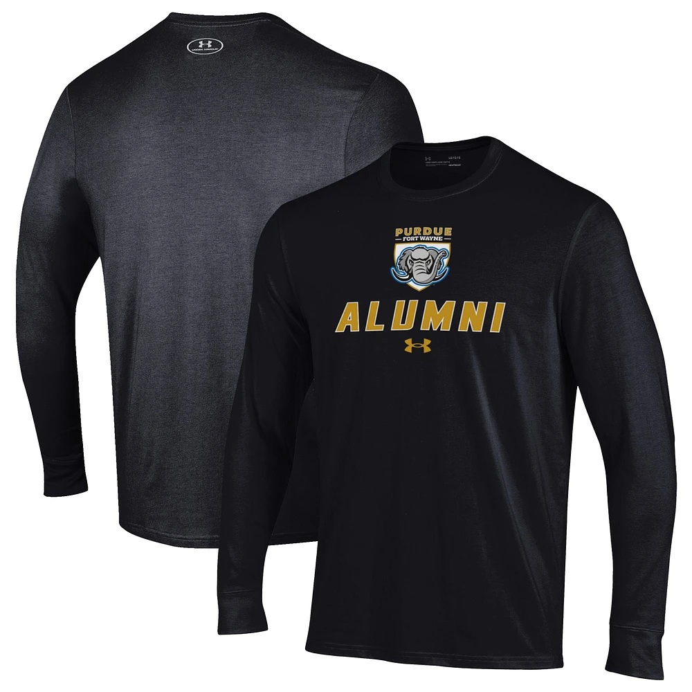 Men's Under Armour Purdue Fort Wayne Mastodons Alumni Performance Long Sleeve T-Shirt
