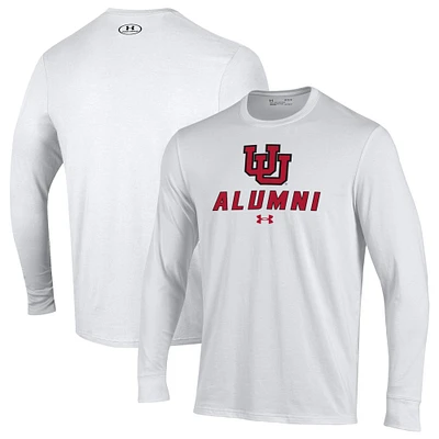 Men's Under Armour Utah Utes Alumni Performance Long Sleeve T-Shirt