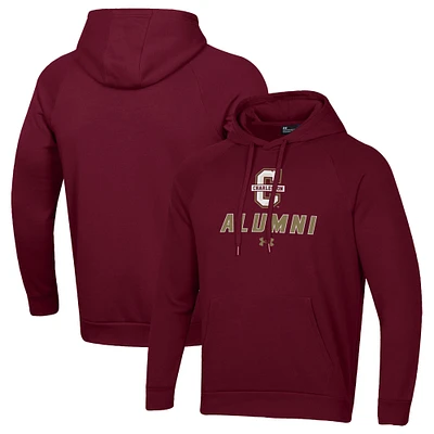 Men's Under Armour Maroon Charleston Cougars Alumni Rival Fleece Pullover Hoodie