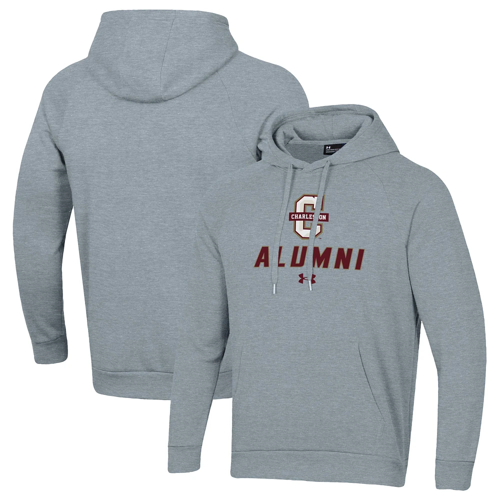 Men's Under Armour Charleston Cougars Alumni Rival Fleece Pullover Hoodie