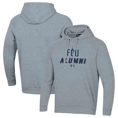 Men's Under Armour Fairleigh Dickinson Knights Alumni Rival Fleece Pullover Hoodie