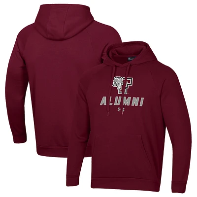 Men's Under Armour Maroon Fordham Rams Alumni Rival Fleece Pullover Hoodie