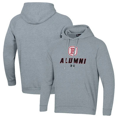 Men's Under Armour Bradley Braves Alumni Rival Fleece Pullover Hoodie