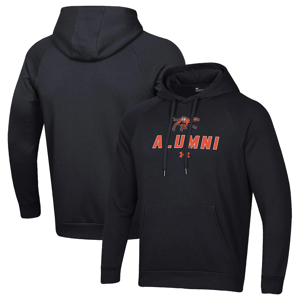 Men's Under Armour Campbell Fighting Camels Alumni Rival Fleece Pullover Hoodie