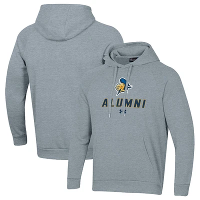 Men's Under Armour Gray Carleton Knights Alumni Rival Fleece Pullover Hoodie