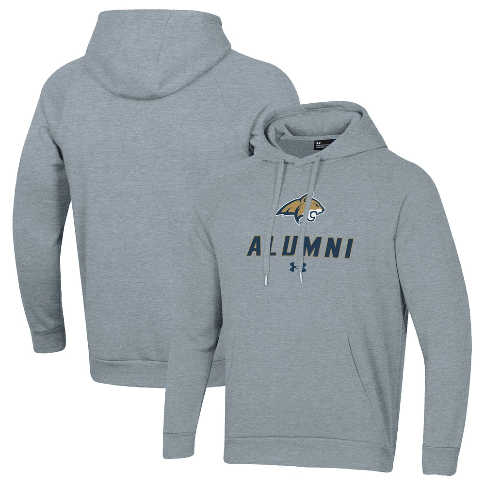 Men's Under Armour Montana State Bobcats Alumni Rival Fleece Pullover Hoodie