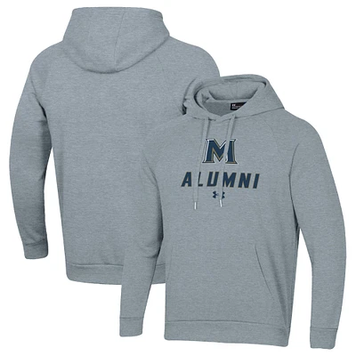 Men's Under Armour Mount St. Mary's Mountaineers Alumni Rival Fleece Pullover Hoodie
