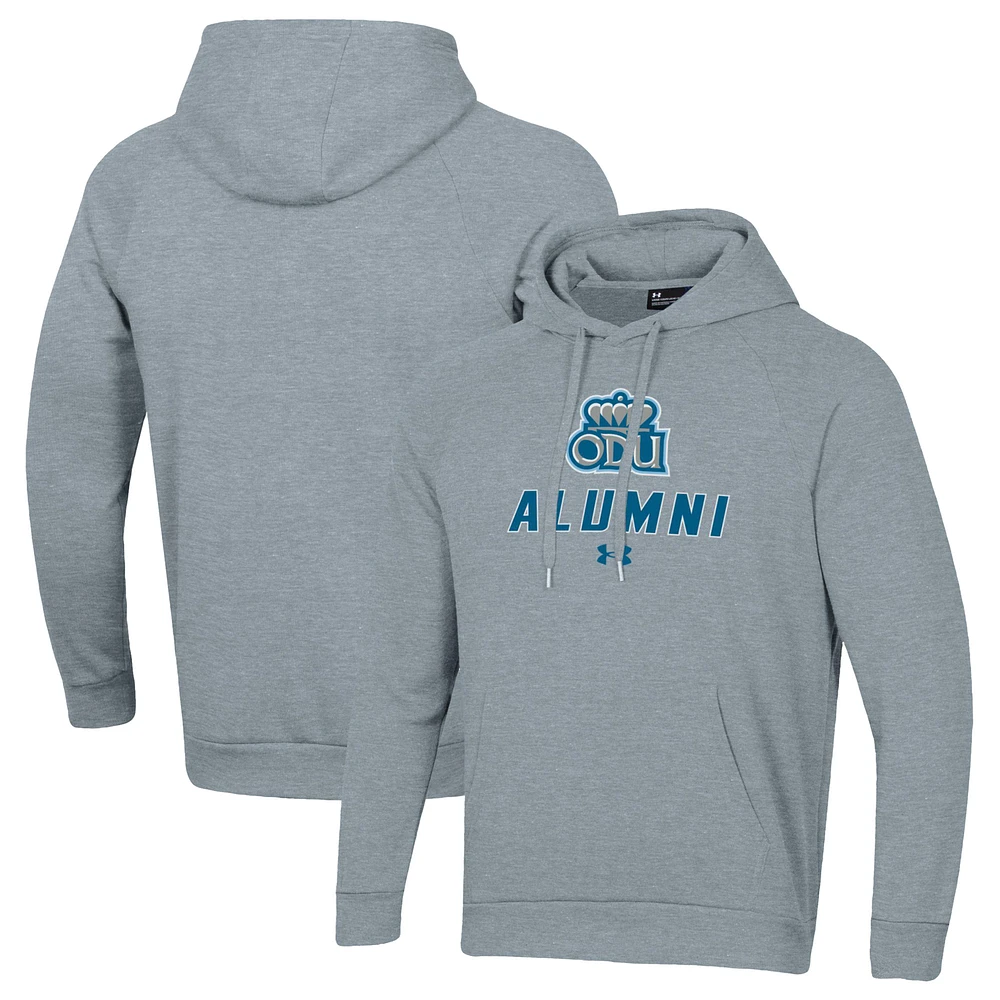 Men's Under Armour Old Dominion Monarchs Alumni Rival Fleece Pullover Hoodie