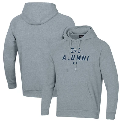 Men's Under Armour Moravian Greyhounds Alumni Rival Fleece Pullover Hoodie