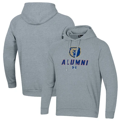 Men's Under Armour Gray Morgan State Bears Alumni Rival Fleece Pullover Hoodie