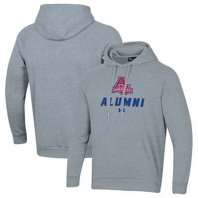 Men's Under Armour American University Eagles Alumni Rival Fleece Pullover Hoodie