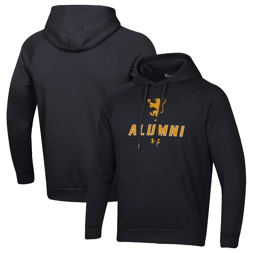 Men's Under Armour Black St. Olaf Oles Alumni Rival Fleece Pullover Hoodie