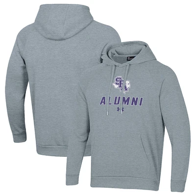 Men's Under Armour Stephen F Austin Lumberjacks Alumni Rival Fleece Pullover Hoodie