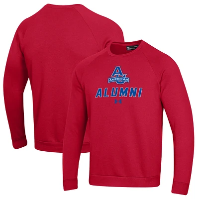 Men's Under Armour American University Eagles Alumni Rival Fleece Pullover Sweatshirt