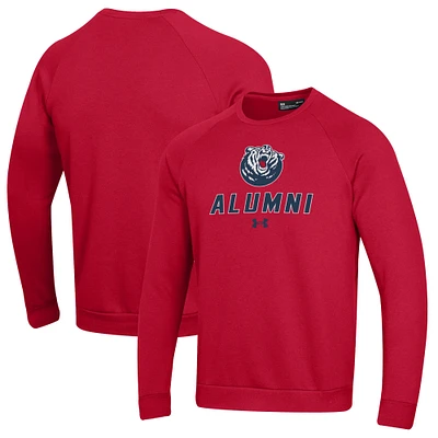 Men's Under Armour Belmont Bruins Alumni Rival Fleece Pullover Sweatshirt