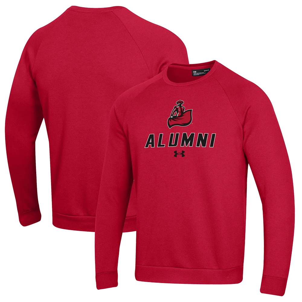 Men's Under Armour Cal State Northridge Matadors Alumni Rival Fleece Pullover Sweatshirt