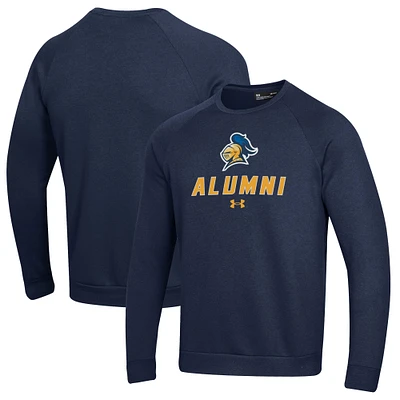 Men's Under Armour Navy Carleton Knights Alumni Rival Fleece Pullover Sweatshirt