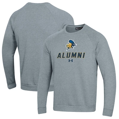Men's Under Armour Gray Carleton Knights Alumni Rival Fleece Pullover Sweatshirt