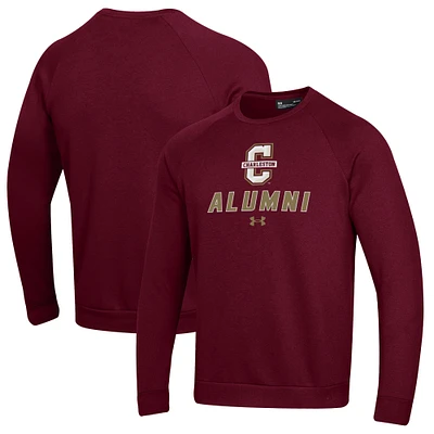 Men's Under Armour Maroon Charleston Cougars Alumni Rival Fleece Pullover Sweatshirt