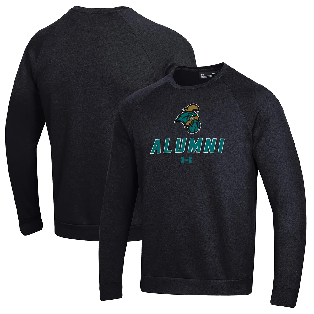 Men's Under Armour Coastal Carolina Chanticleers Alumni Rival Fleece Pullover Sweatshirt