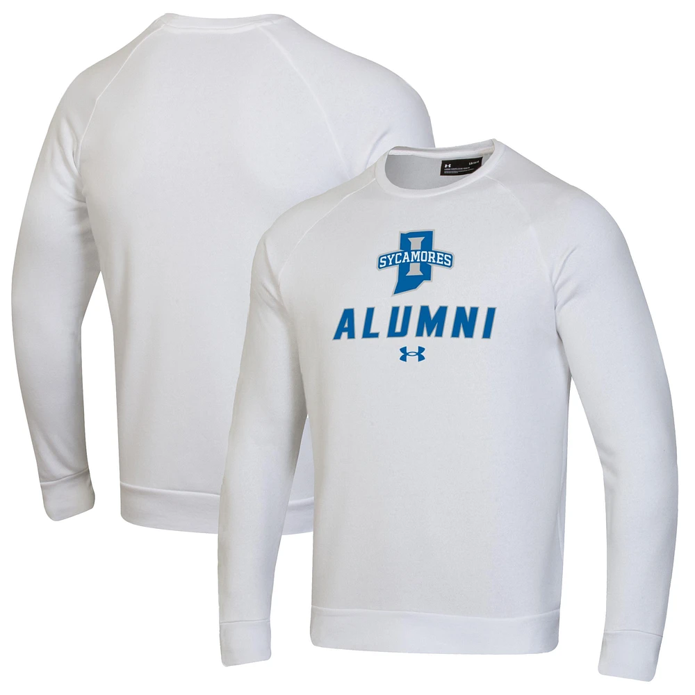Men's Under Armour Indiana State Sycamores Alumni Rival Fleece Pullover Sweatshirt
