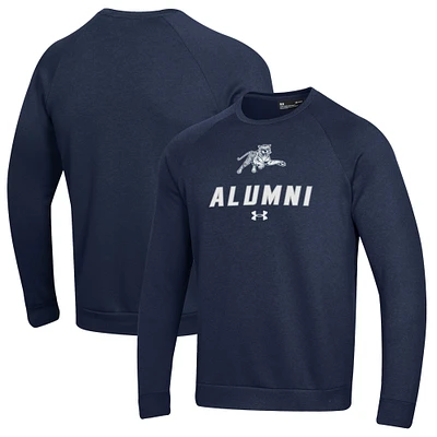 Men's Under Armour Navy Jackson State Tigers Alumni Rival Fleece Pullover Sweatshirt