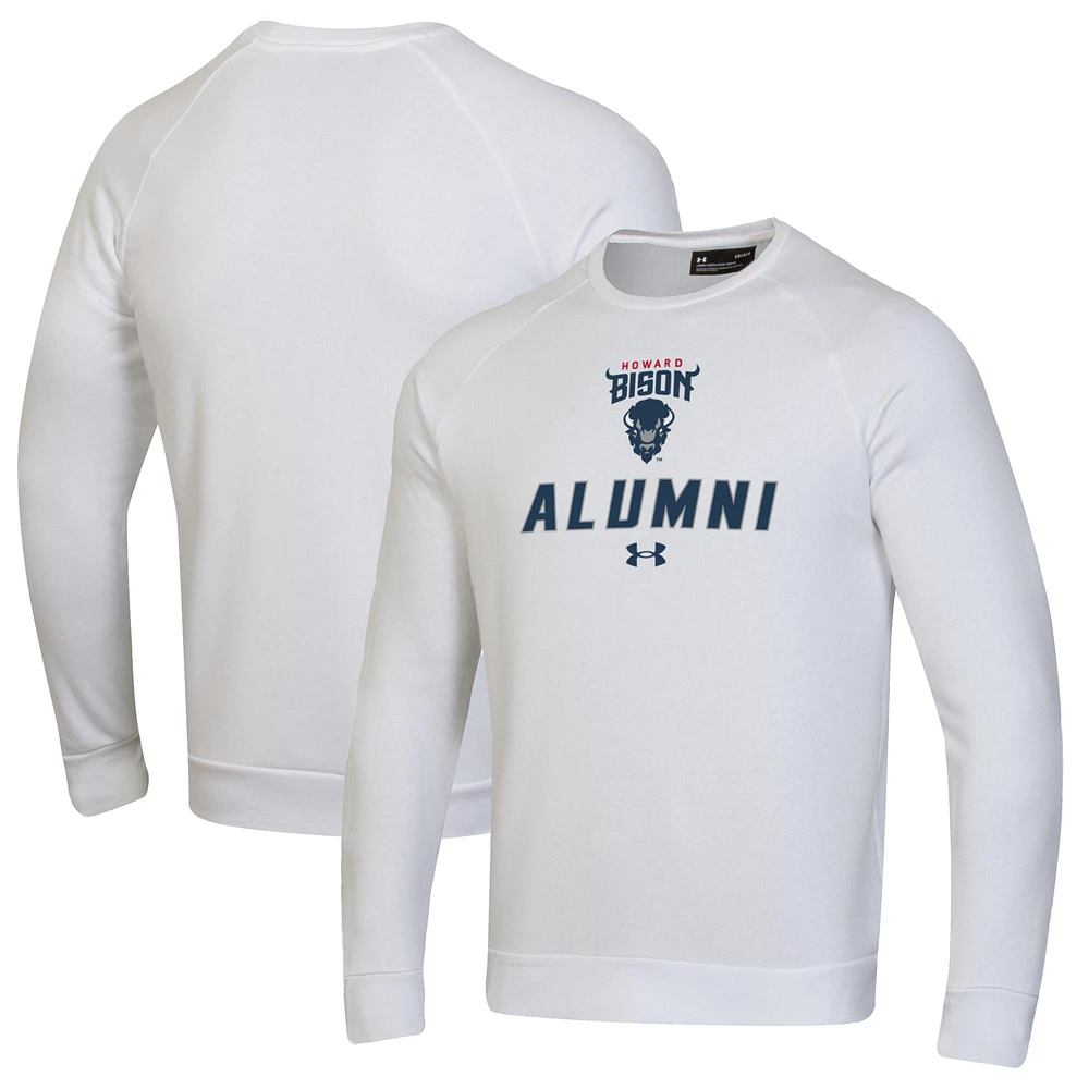 Men's Under Armour Howard Bison Alumni Rival Fleece Pullover Sweatshirt