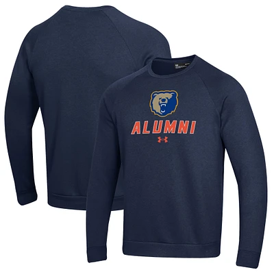 Men's Under Armour Navy Morgan State Bears Alumni Rival Fleece Pullover Sweatshirt