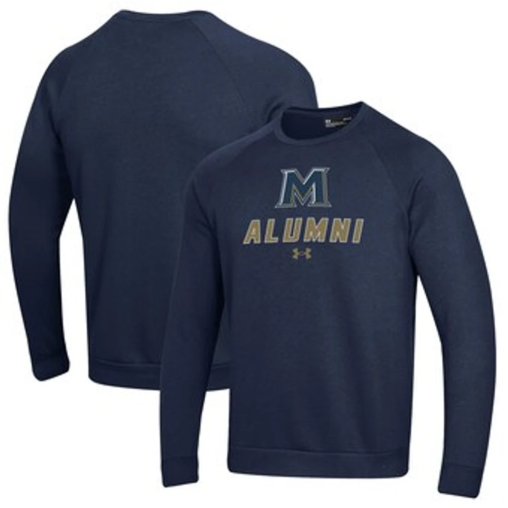 Men's Under Armour Mount St. Mary's Mountaineers Alumni Rival Fleece Pullover Sweatshirt