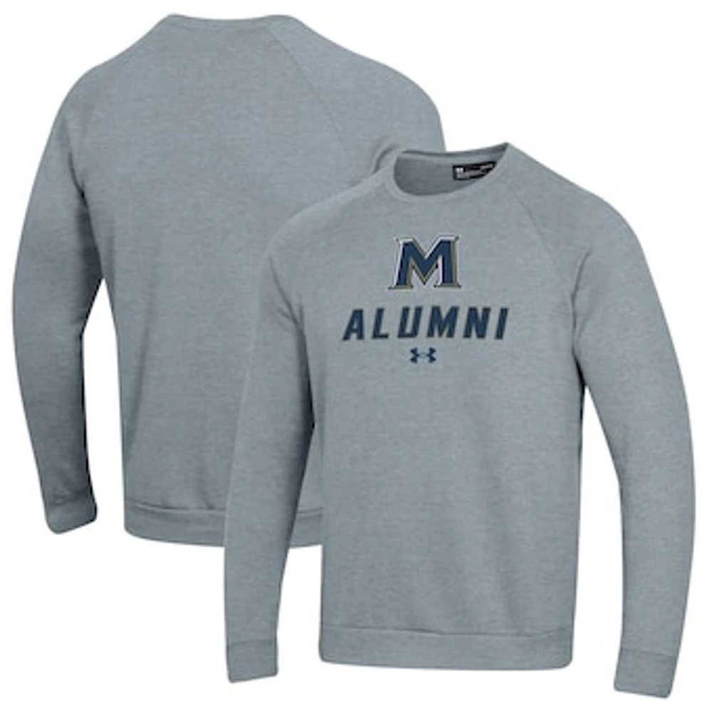 Men's Under Armour Mount St. Mary's Mountaineers Alumni Rival Fleece Pullover Sweatshirt