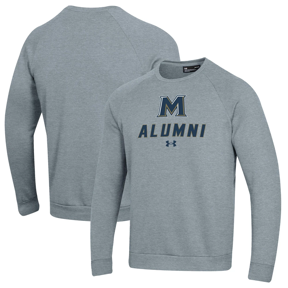 Men's Under Armour Mount St. Mary's Mountaineers Alumni Rival Fleece Pullover Sweatshirt