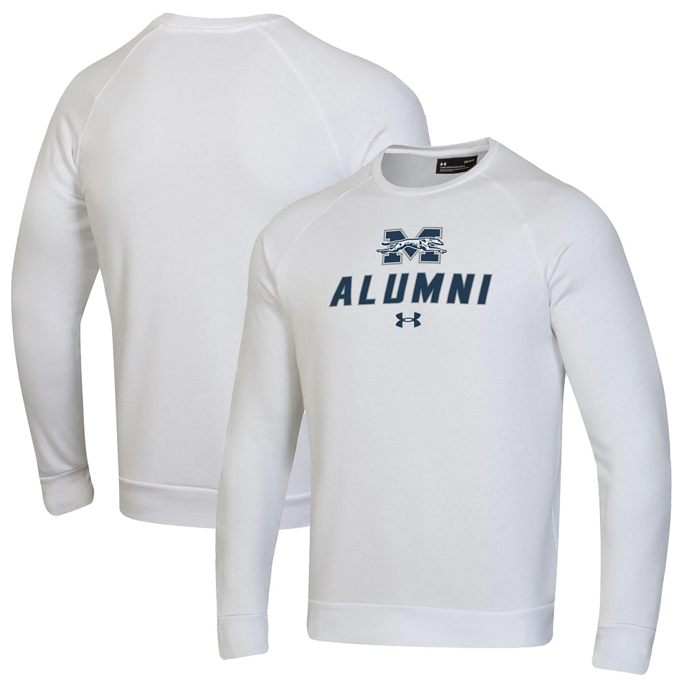 Men's Under Armour Moravian Greyhounds Alumni Rival Fleece Pullover Sweatshirt