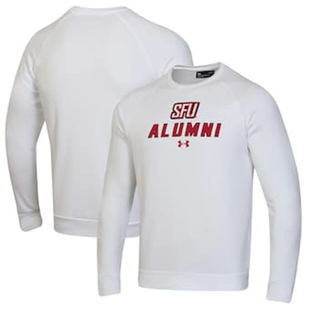 Men's Under Armour Saint Francis Red Flash Alumni Rival Fleece Pullover Sweatshirt