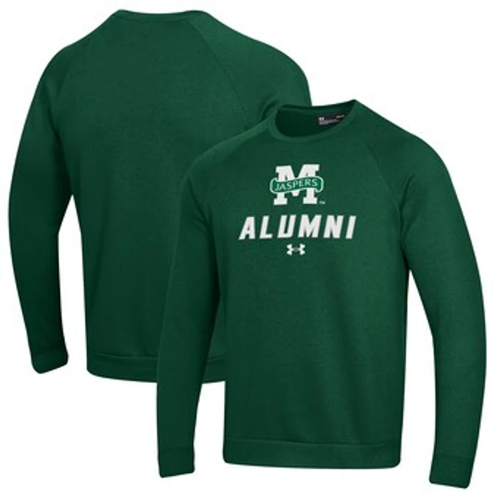 Men's Under Armour Manhattan Jaspers Alumni Rival Fleece Pullover Sweatshirt