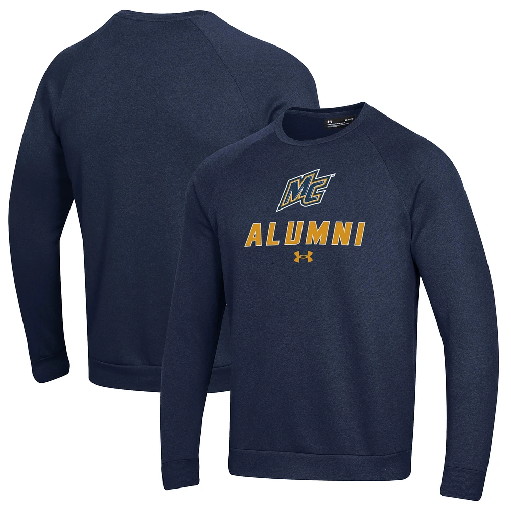 Men's Under Armour Merrimack College Warriors Alumni Rival Fleece Pullover Sweatshirt