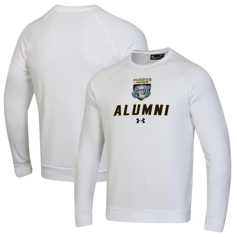 Men's Under Armour Purdue Fort Wayne Mastodons Alumni Rival Fleece Pullover Sweatshirt