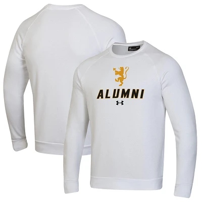Men's Under Armour White St. Olaf Oles Alumni Rival Fleece Pullover Sweatshirt