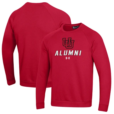 Men's Under Armour Utah Utes Alumni Rival Fleece Pullover Sweatshirt