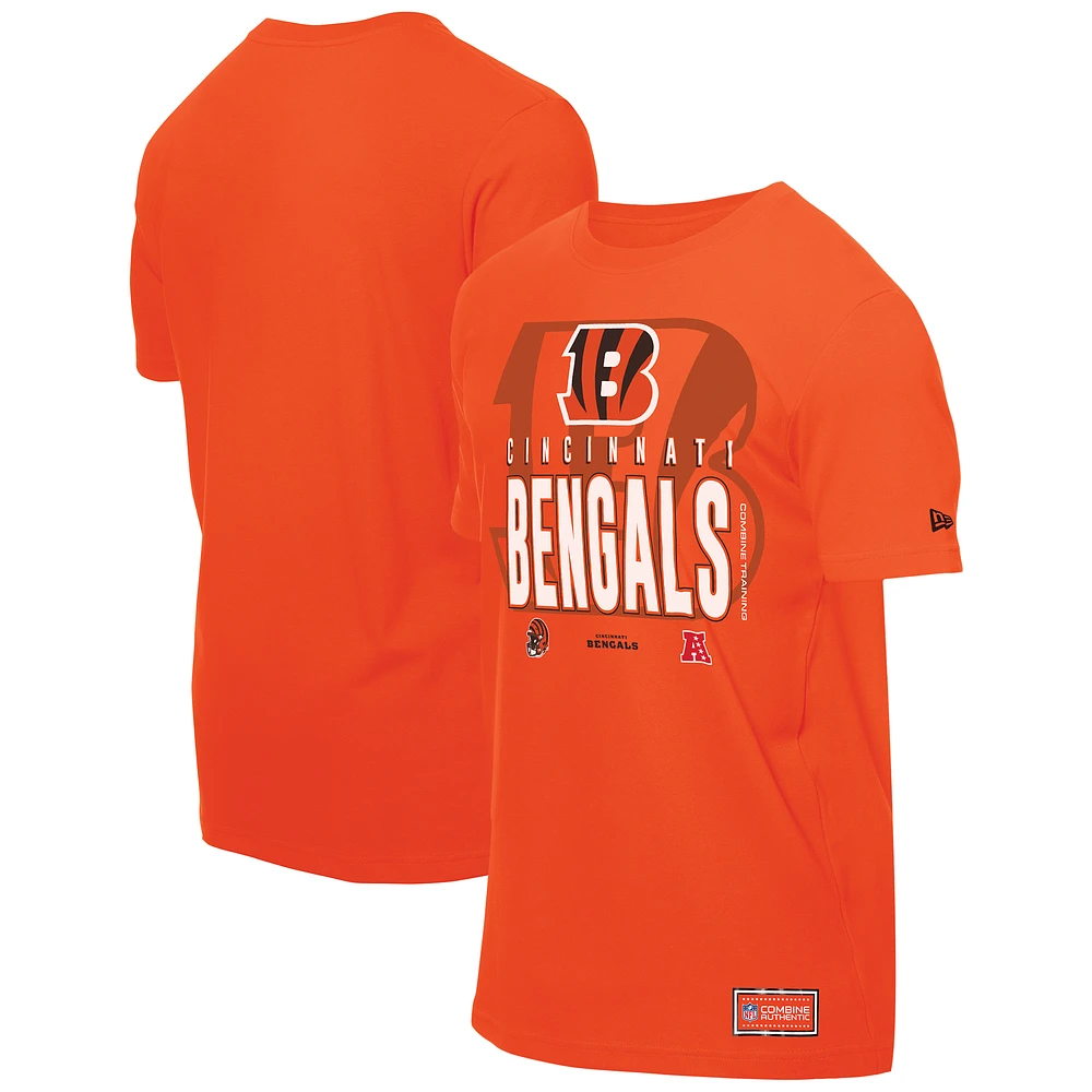 Men's New Era Orange Cincinnati Bengals 2025 NFL Training Camp T-Shirt
