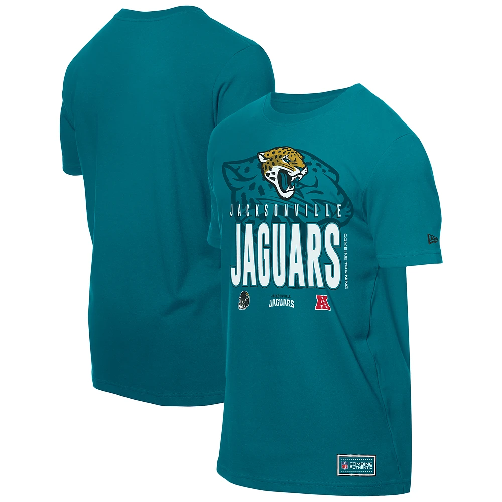 Men's New Era Teal Jacksonville Jaguars 2025 NFL Training Camp T-Shirt