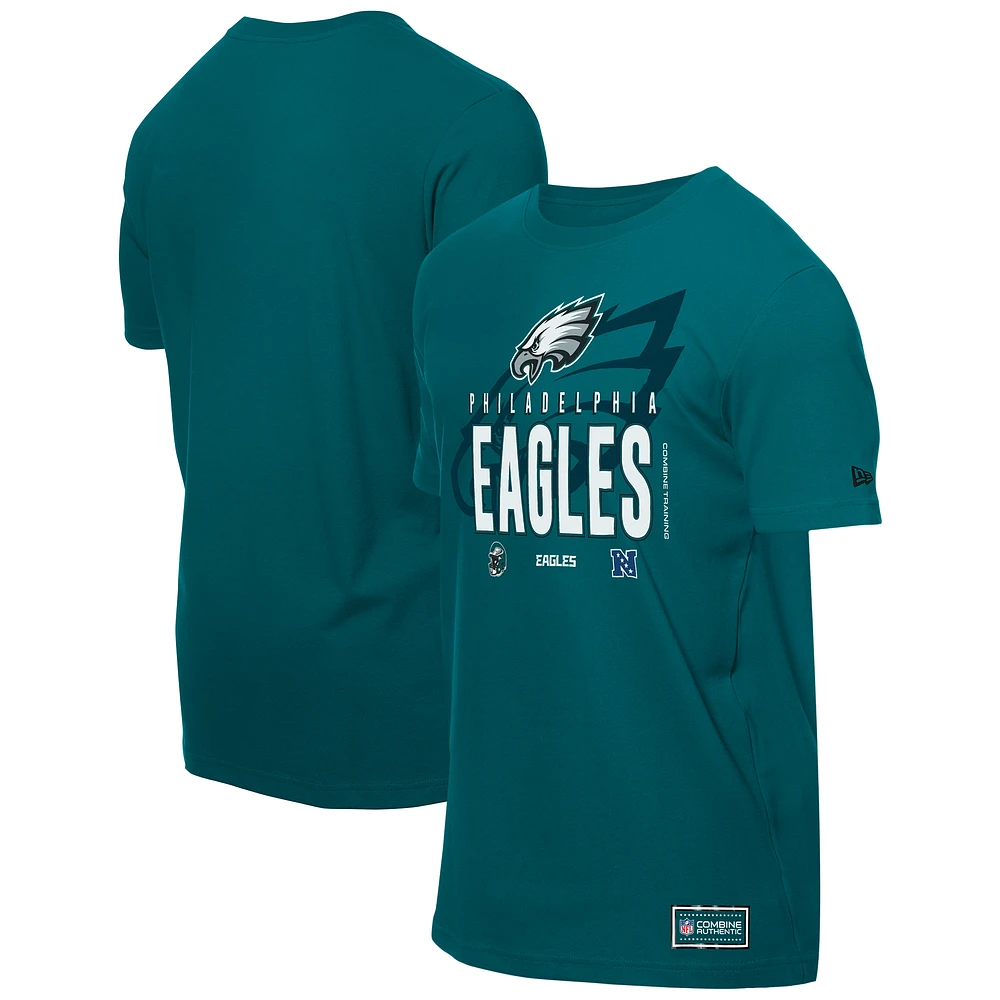 Men's New Era Midnight Green Philadelphia Eagles 2025 NFL Training Camp T-Shirt