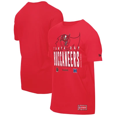 Men's New Era Red Tampa Bay Buccaneers 2025 NFL Training Camp T-Shirt