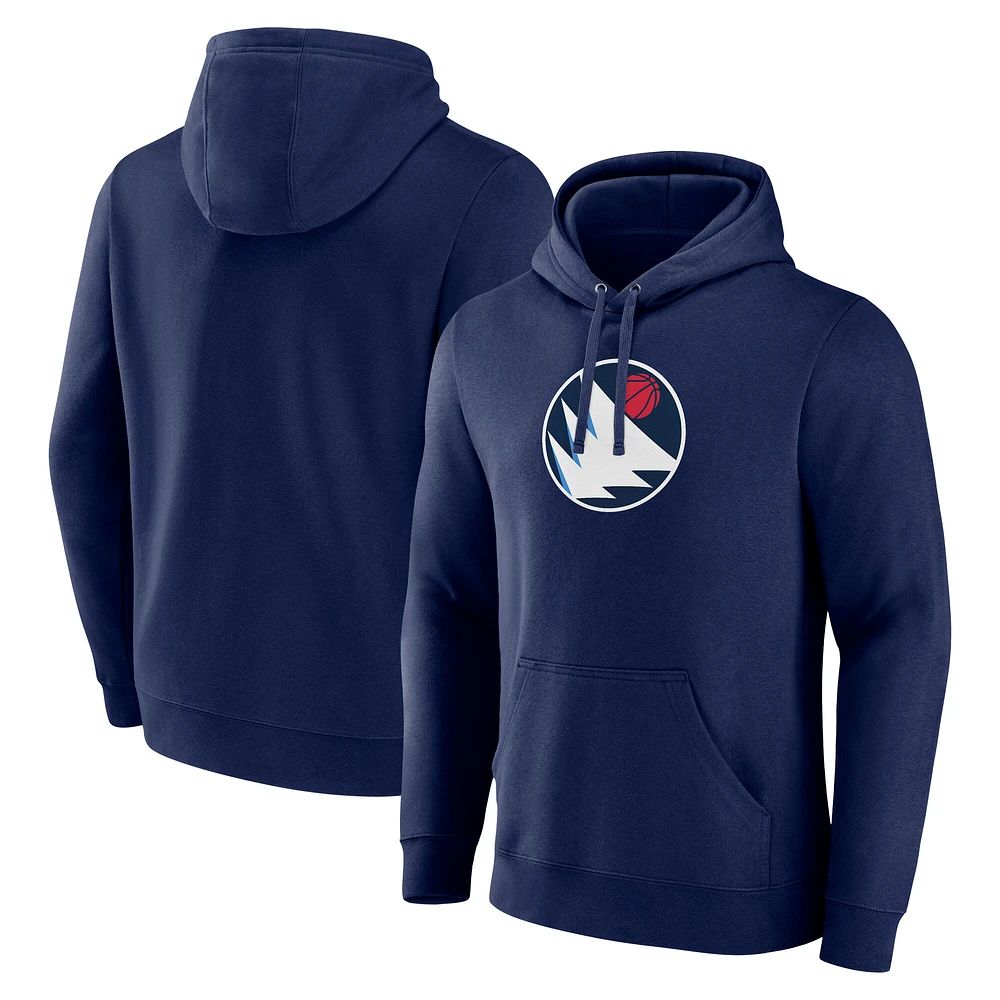 Men's Navy San Diego Clippers Primary Logo Pullover Hoodie