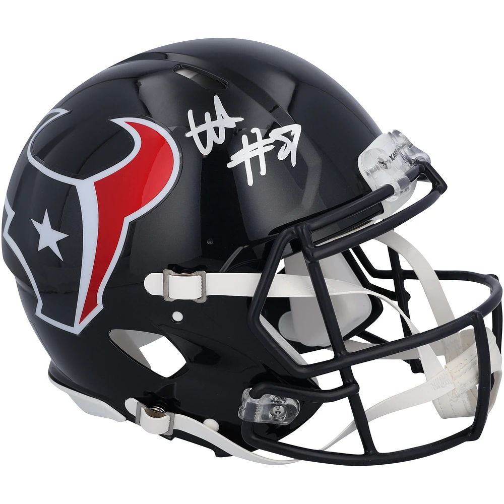 Will Anderson Jr. Houston Texans Autographed Riddell 2024 2nd Alternate Speed Authentic Helmet