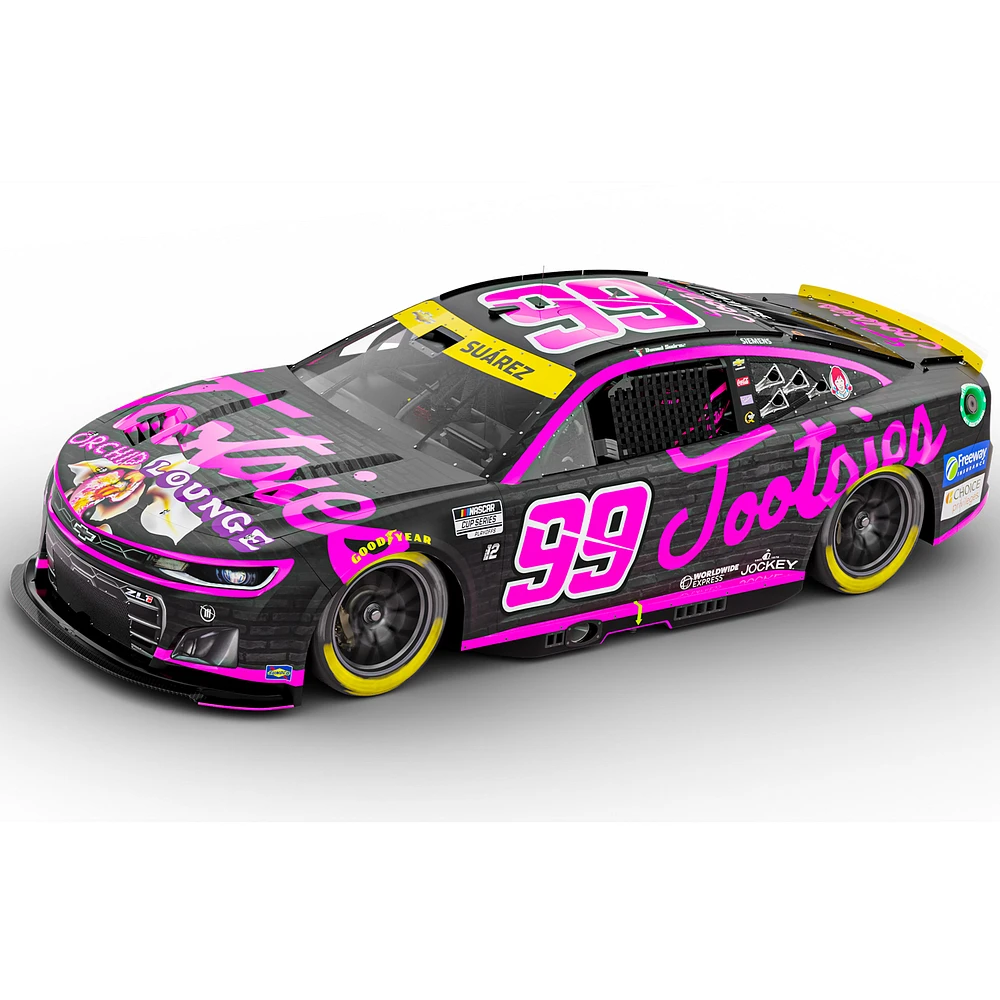 Action Racing Daniel Suarez 2024 #99 Tootsies 1:24 Elite Die-Cast Chevrolet Camaro
